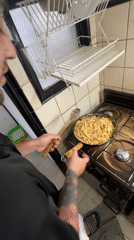 Pasta preparation observed in Buenos Aires kitchen