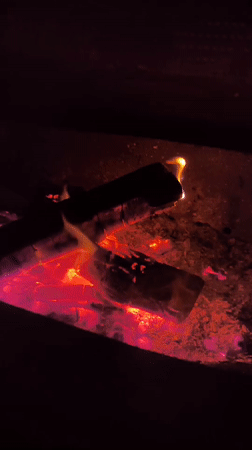 Evening at home in Chaikovsky: fire, flowers, and small details