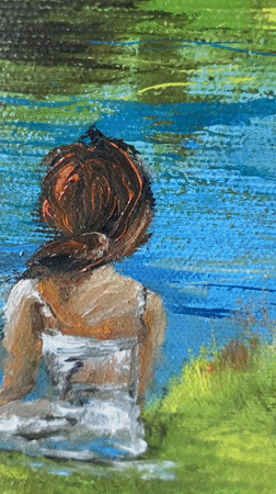 Inside a Bílina studio full of landscape paintings