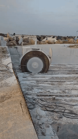 Stone quarry operations documented in Narayi, Nigeria