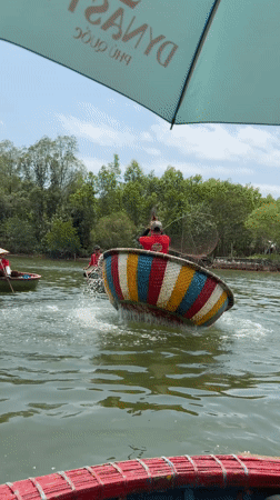 Morning eco-tour features traditional coracle boats in Phú Quốc