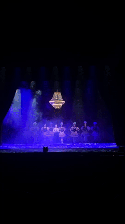 Theater performance and casual moment documented in Rusanovo