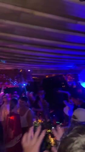 Outdoor nightclub party documented in Sidemen, Indonesia