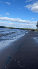 Peaceful lakeside scenery captured near Chaikovsky, Russia