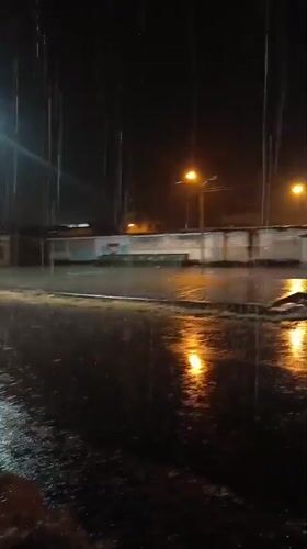 Heavy nighttime rainfall documented in Quevedo, Ecuador