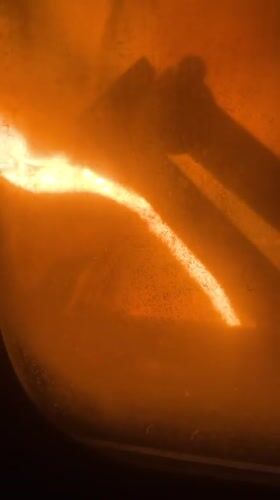 Steel mill operations documented in Noviy, Russia facility