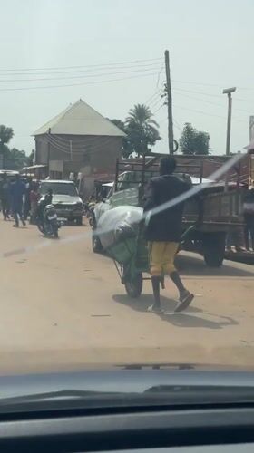 Daily street activity observed in Akwanga, Nigeria