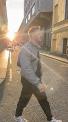 Golden hour street life documented across Saint Petersburg