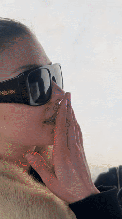 Golf cart journey through cobblestone streets in Italian Alps