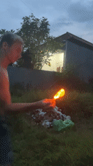 Person ignites garbage pile in Indonesia, fire spreads rapidly