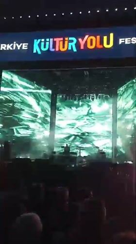 Furkan Özgür performs at Turkey Culture Road Festival in Mezitli