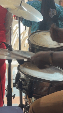Church service with live music held in Nigeria