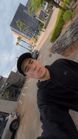 Man documents gym workout session in Mexican town