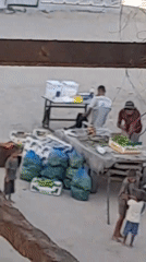 Daily life continues in Khan Yunis displacement camp and market