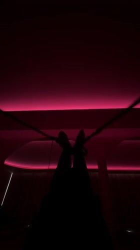 Pink Pilates studio and art gallery space in Mexico City