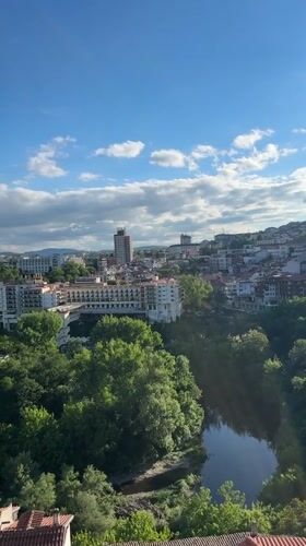 Tourist Documents Historic Veliko Tarnovo Streets and Quirky Signage