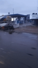 Rainy day street scenes documented in Lokoja, Nigeria