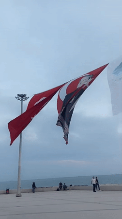 Turkish patriotic displays observed across Yenişehir public spaces May 19