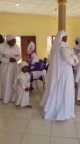 Infant baptismal ceremony conducted at Lagos religious facility