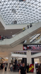 Youth dance group performs in Rostov-on-Don shopping mall