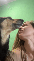 Woman shares tender moments with pets in Nizhny Tagil home