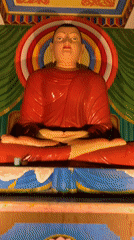 Buddhist temple statues documented in Kathaluwa, Sri Lanka