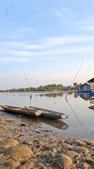 Quiet morning life documented along Lhokseumawe waterfront areas