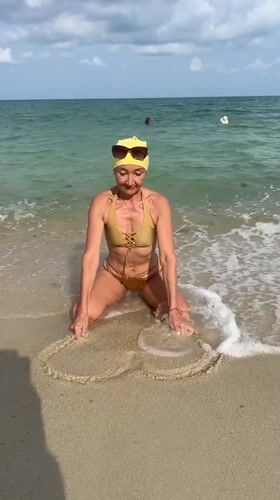 Morning beach activities documented at Thailand's Tiki Beach Club