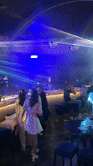 Nightclub operates with laser lights, patrons in Sliven