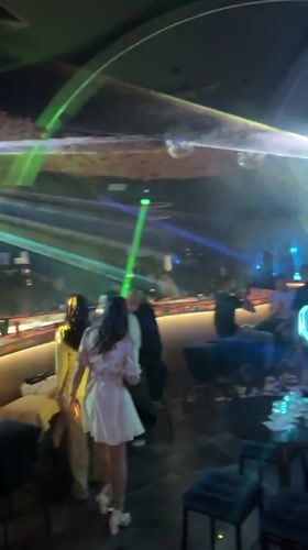 Nightclub operates with laser lights, patrons in Sliven