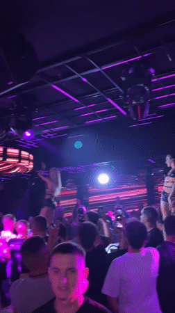 Live performance lights up a packed Nesebar nightclub