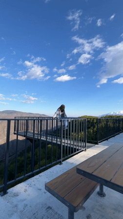 Tourists enjoy outdoor recreation near Bulgarian mountain gorge