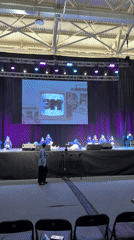 Youth dance performance and preparation in Petropavlovsk-Kamchatsky arena