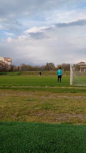 Soccer practice session recorded in Aytos, Bulgaria