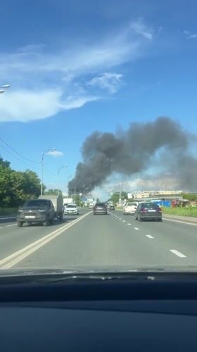 Clear daytime traffic conditions documented in Kazan, Russia