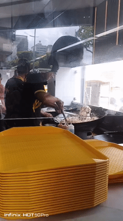 Routine evening scenes captured across Caracas neighborhoods