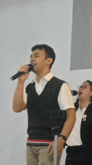 Christian worship event with live performance in Magelang