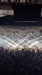 Concert crowd fills Buenos Aires venue with dancing, lights