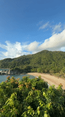 Tropical beach scene documented in Baan Thong Nang, Thailand