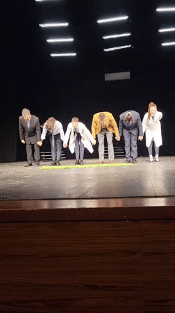 Theater performance concludes with group bow in Plovdiv