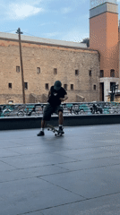Afternoon skate session at MACBA plaza, Barcelona