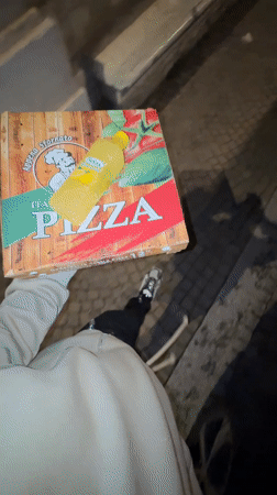 Evening scenes documented across historic Ravenna after rainfall