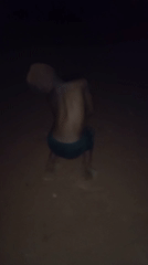 Young people filmed playing outdoors at night in Ogidi