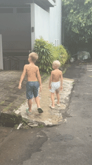 Casual outdoor moments captured in Kuta Selatan, Indonesia