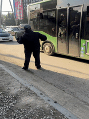 Street musician and daily life documented in Tbilisi