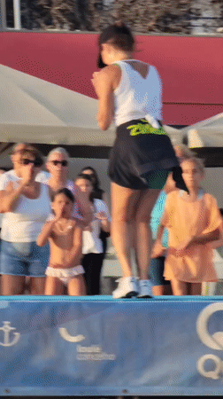 Outdoor Zumba class in sunny Quarteira, Portugal