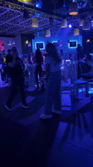 Evening social gathering captured at Plovdiv club