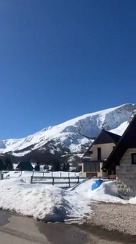Woman documents winter mountain visit in Montenegro villages
