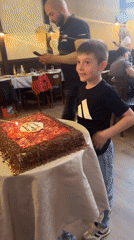 Birthday celebration with strawberry cake observed in Elin Pelin