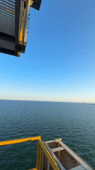 Offshore oil platform documented in Italian waters